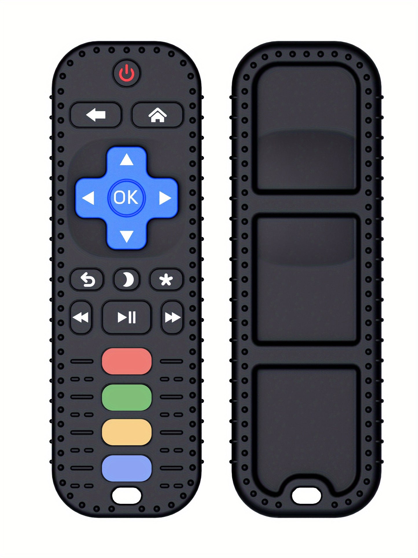 Silicone Baby Teether Toys, Teething Toys For Babies 6-12 Months, Remote Control Shape Infant Toddlers Baby Chew Toys