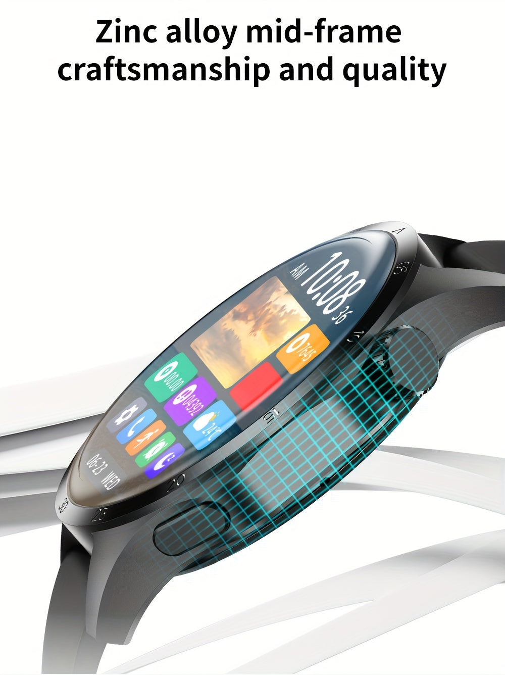 2025 New NFC Smart Watch For Men GPS Motion Trajectory 360*360 HD Screen AI Voice Wireless Call Smartwatch Sports Watch For Men Father'S Day Gift