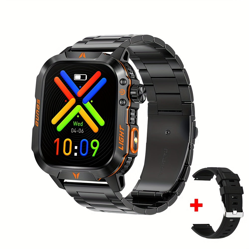 QTLLBT 2024New Smart Watch (Answer/Call) Outdoor Sports Watch LED Altimeter Barometer 100+ Sports Modes 600mAh Battery Multimedia Message Viewing Weather Pedometer Fitness Tracker For Android Phone Gift