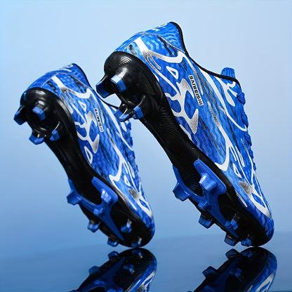 Men's Trendy Cool FG Non Slip Soccer Shoes, Comfortable Wear-resistant Football Shoes For Training Competition, All Seasons