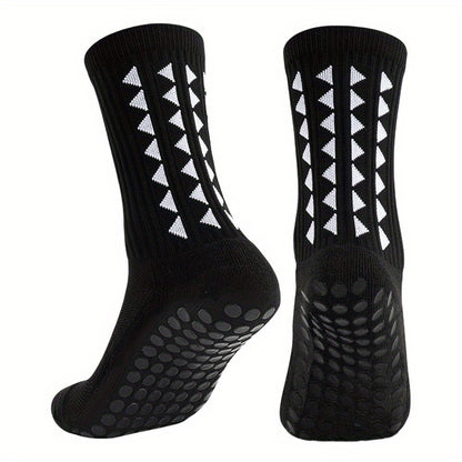 2/5/10 Pairs of Non-Slip Grip Socks for Men And Women, Suitable for Sports Like Football, Basketball, Baseball, Rugby, Soccer, Cycling, Running, Hiking, Tennis, And Skateboarding. These Professional Athletic Socks Feature a B