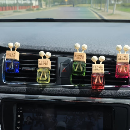 2pcs Car Air Outlet Perfume Bottle Clip Car Interior Accessories Women