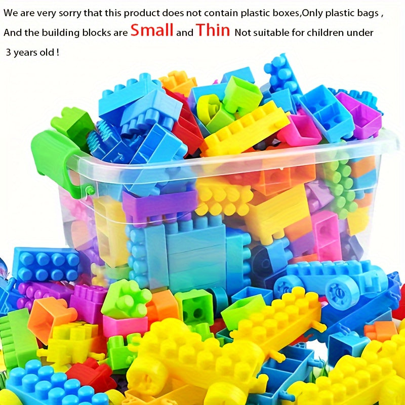 100pcs Variety Large Building Blocks, Assembly Set, Educational Plastic Toys, Splicing DIY Building Blocks