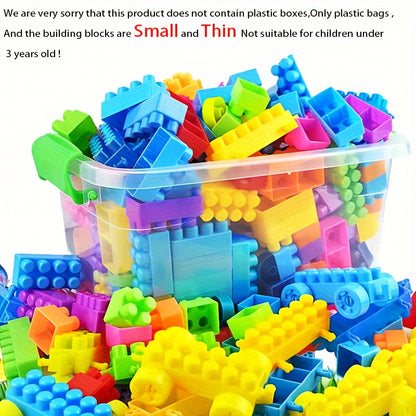 100pcs Variety Large Building Blocks, Assembly Set, Educational Plastic Toys, Splicing DIY Building Blocks