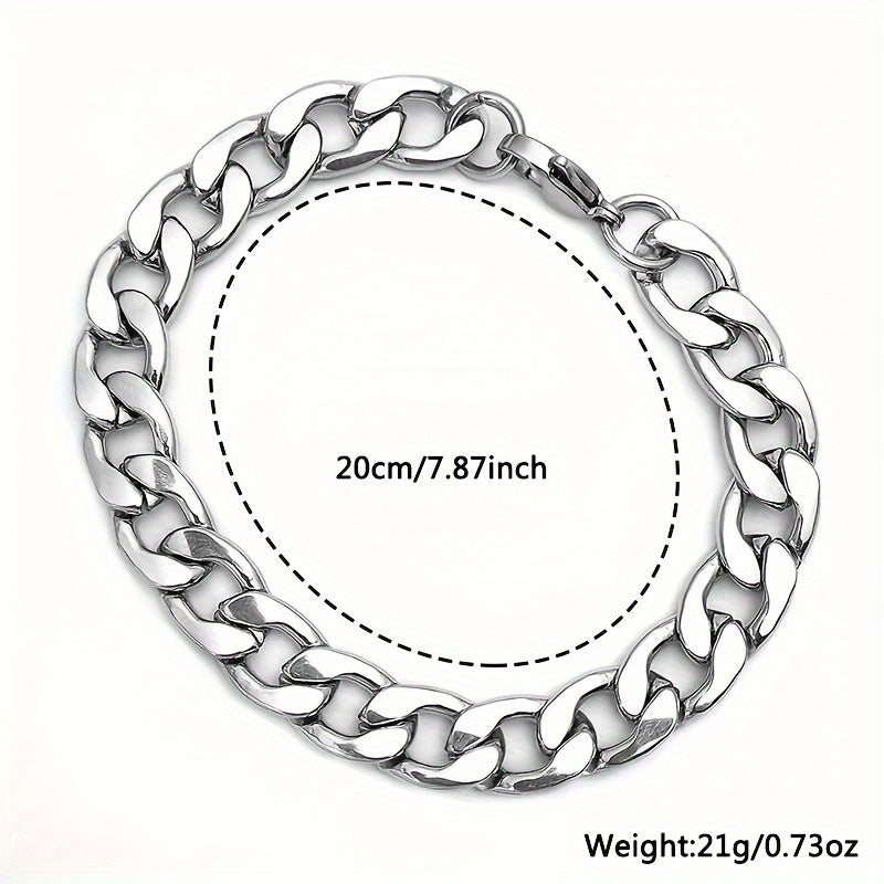 2pcs/set Luxury Men's Business Sports Watch - Date Display, Quartz Movement, Stainless Steel Band, Water Resistant, Elegant Analog Dial, Perfect Valentines Ramadan Gift for Him, Ideal for Formal and Casual Occasions