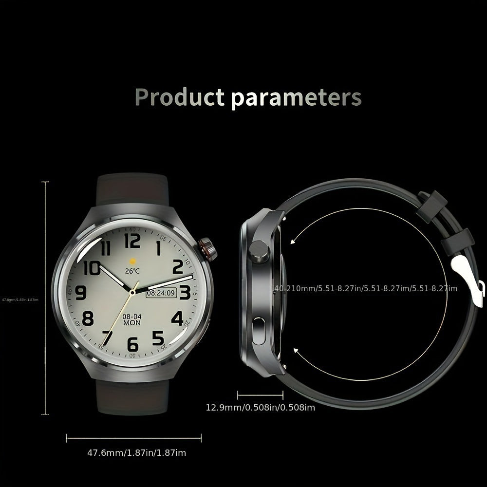 2024 New NFC Smart Watch Men Watch 4 Pro AMOLED 360*360 HD Screen AI Voice Wireless Call Smart Watch For Men Motion Trajectory Compass Smartwatch Men Sports Fitness Watches