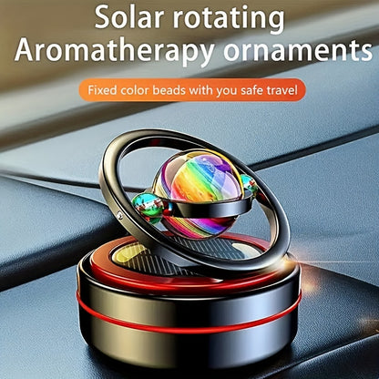 Solar Rotation, Aromatherapy Air Freshener Car, Perfume Solar Diffuser Car Aromatherapy Car Air Freshener