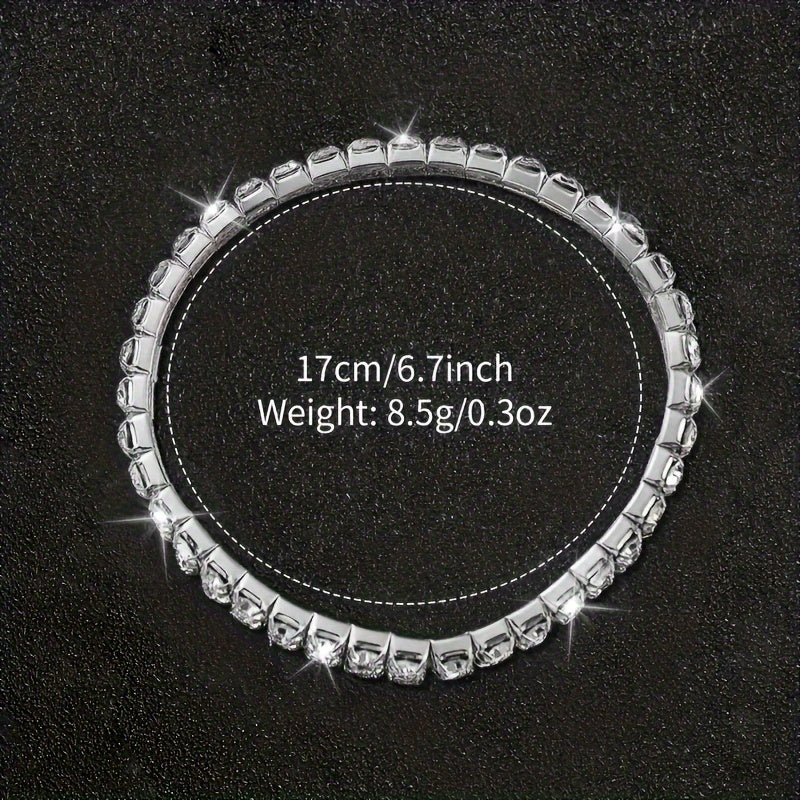 Six Elegant Ladies Quartz Watches And Bracelet Suits-Round Zinc Alloy Case, Stainless Steel Strap, Casual Round Simulation Dial with Steel Band, Shock-Proof Movement