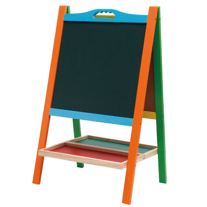 Children's Wooden Magnetic Double-sided Color Drawing Board