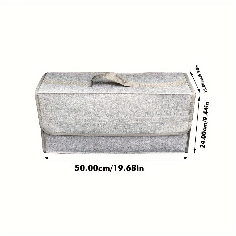 1pc Lightweight Folding Car Organizer, Space Saving Portable Organizer