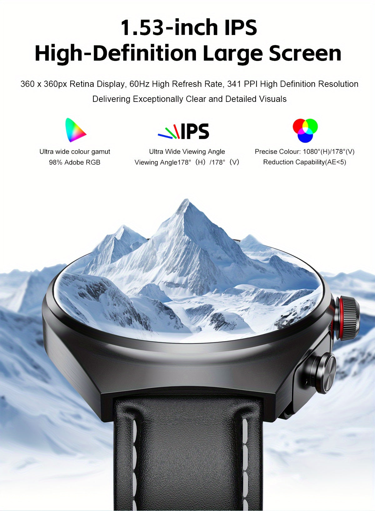 [Full HD | TWS] 2025 New TWS Sports Headset + Outdoor Smartwatch | Full HD Screen Alloy Shell, 400mAh Battery Long Life, News Alerts, Answer Phone