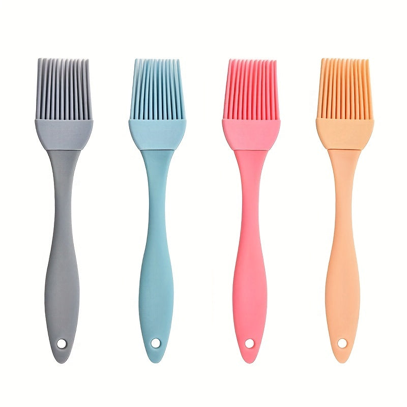 1pc Silicone Oil Brush Household Seasoning Brush Split Type Oil Brush Kitchen Food Oil Brush Barbecue Brush