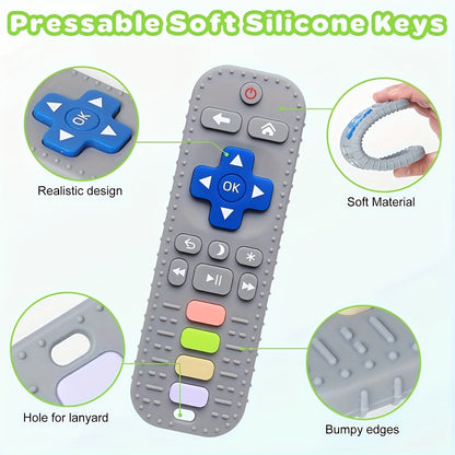 Newborn To 12-Months Teething Toys: Remote Control, Baby-Friendly Teethers For Boys & Girls! Christmas Halloween Gifts easter gift