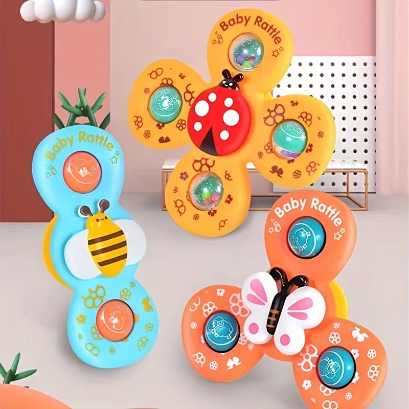 Baby Toddler Bathroom Toys Cute Butterfly Bee Model Bathroom Turn Music Toy Gift