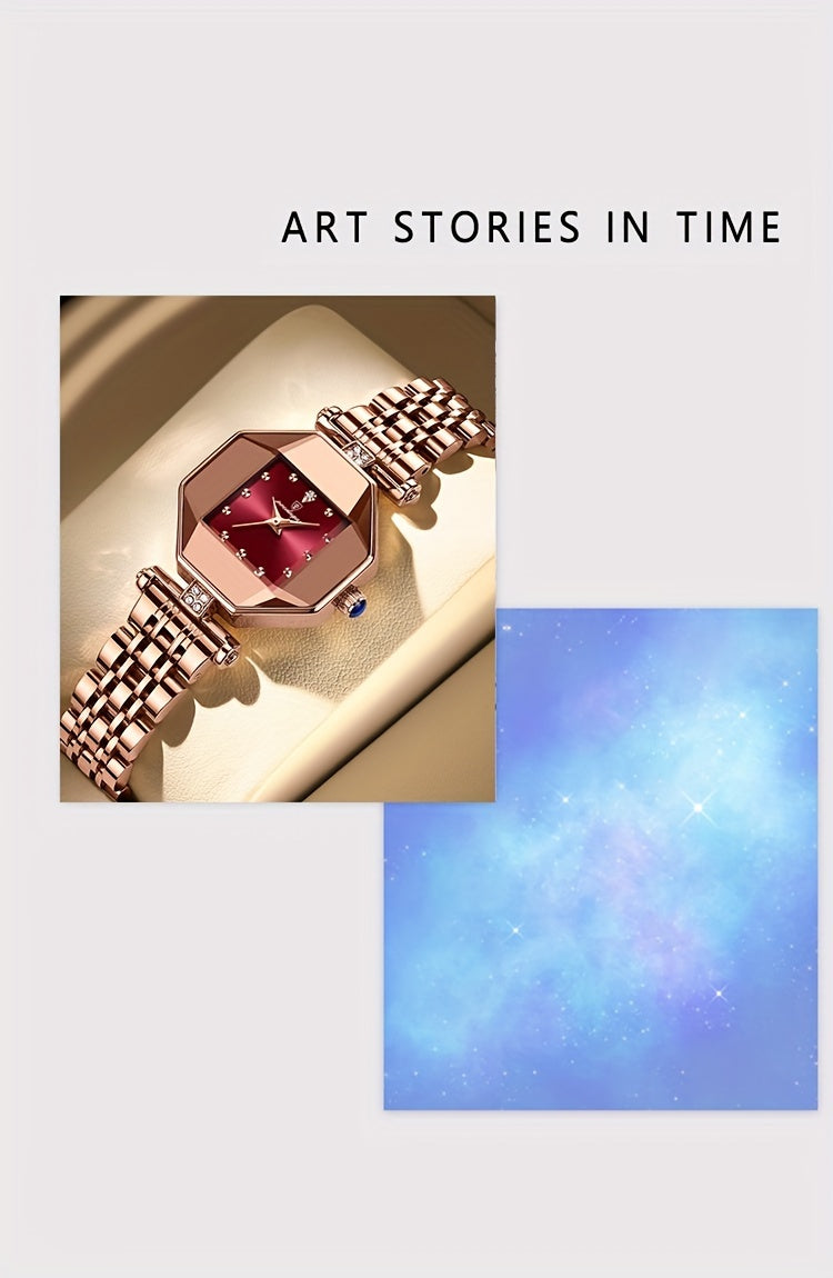 Poedagar Fashion Luxury Watches Stainless Steel Strap Quartz Watch Ideal Choice For Gifts Gifts For Eid