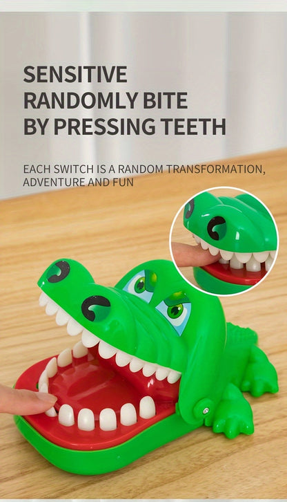 Crocodile Biting Fingers, Crocodile Teething Interactive Small Game Biting Hand Toys, Children Tricky Man Props, Party Favors Christmas Gifts
