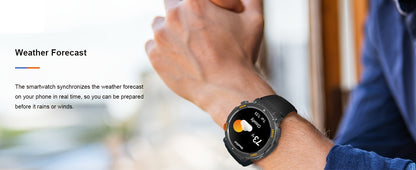 QTLLBT Smart Watch, Wireless Phone Answering, Outdoor Sports Watch, LED Light, High Quality, Compass Fitness Tracker, Pedometer, MMS Display, Suitable for Android, iPhone, Mobile Phone, Smart Watch for Men And Women, Gift