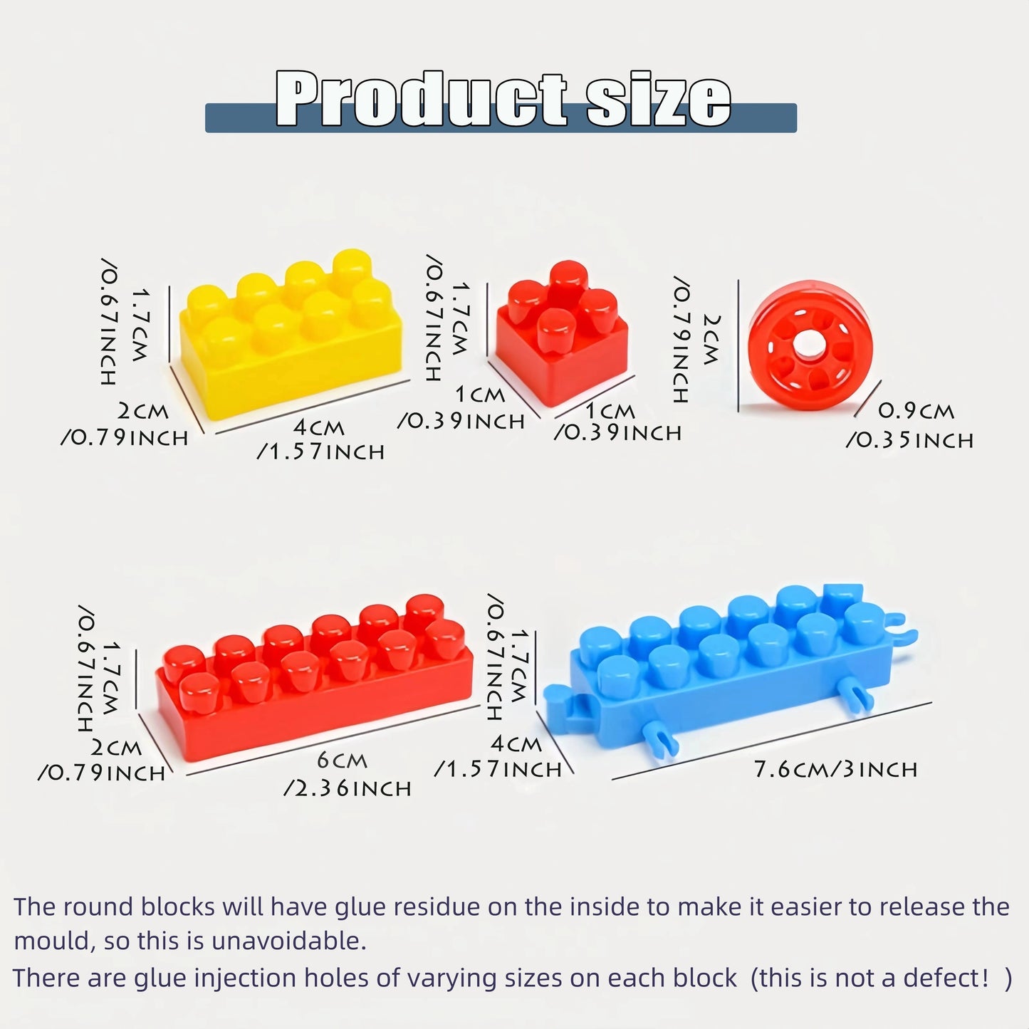 100pcs Variety Large Building Blocks, Assembly Set, Educational Plastic Toys, Splicing DIY Building Blocks