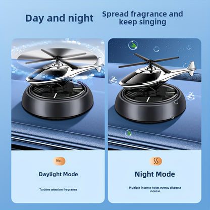 Car Perfume Diffuser Solar Aromatherapy Dashboard Helicopter Decoration Air Freshener Deodorant Car Accessories Gift