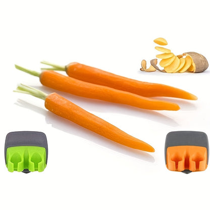1pc/4pcs Use our stainless steel handheld peeler to easily peel fruits and vegetables - the perfect kitchen accessory for quick meal preparation
