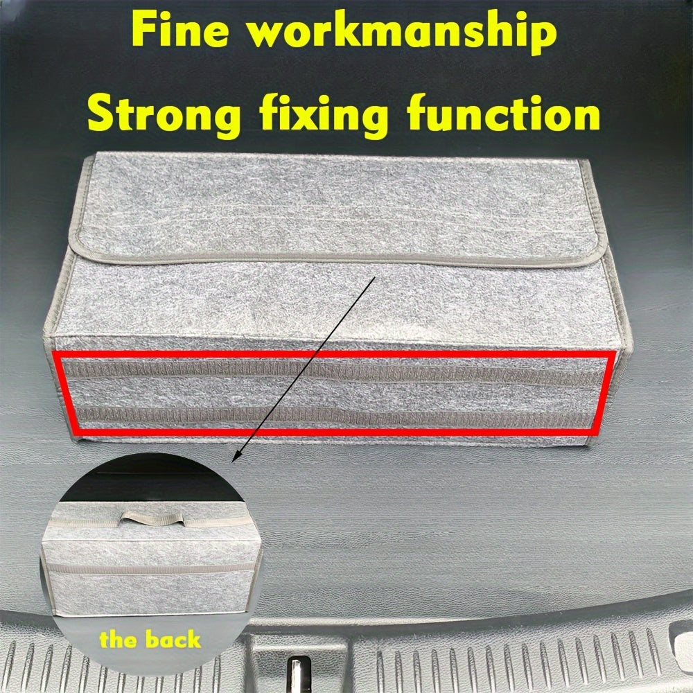 1pc Lightweight Folding Car Organizer, Space Saving Portable Organizer