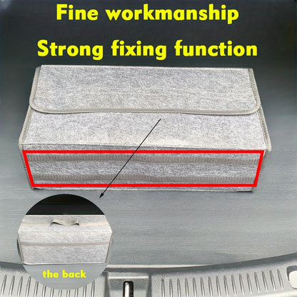 1pc Lightweight Folding Car Organizer, Space Saving Portable Organizer