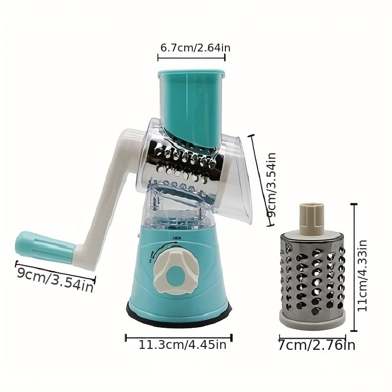 1pc, Vegetable Slicer, Multifunctional Fruit Slicer, Manual Food Grater, Roller Vegetable Grater, Cutter, Potato Grater, Household Potato Chopper, Kitchen Stuff, Kitchen Gadgets