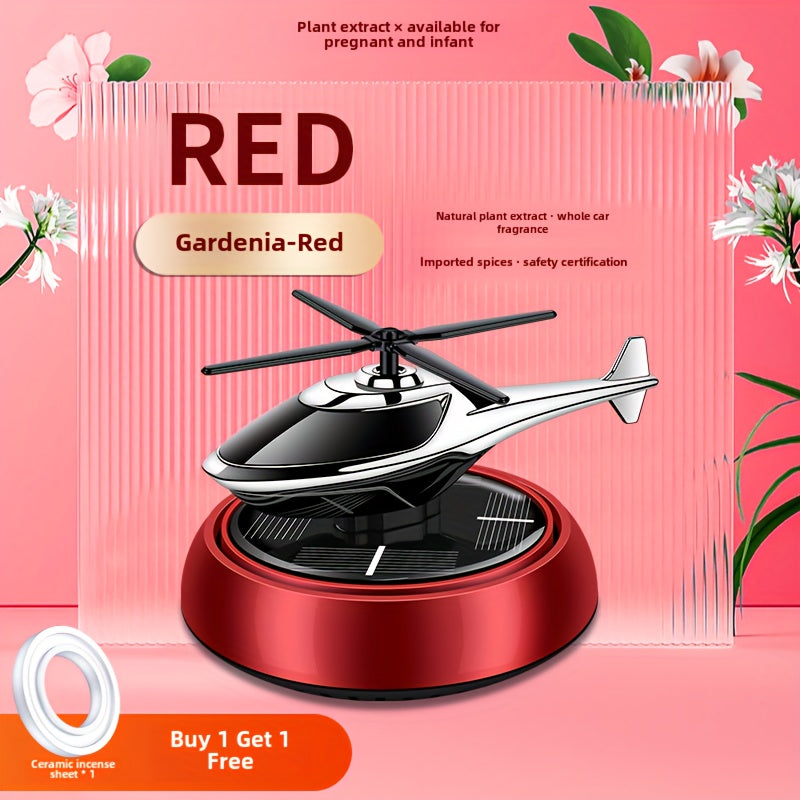 Car Perfume Diffuser Solar Aromatherapy Dashboard Helicopter Decoration Air Freshener Deodorant Car Accessories Gift