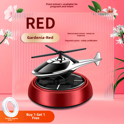 Car Perfume Diffuser Solar Aromatherapy Dashboard Helicopter Decoration Air Freshener Deodorant Car Accessories Gift