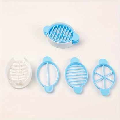 1pc, 3in1, Egg Slicer, Hard Boiled Eggs Slicers, Egg Cutter, Creative Egg Slicer, Kitchen Egg Cutter, Food Slicers, Fruit Slicers, Household Plastic Egg Slicers, Kitchen Tools, Kitchen Supplies, Kitchen Gadgets, Cheapest Item