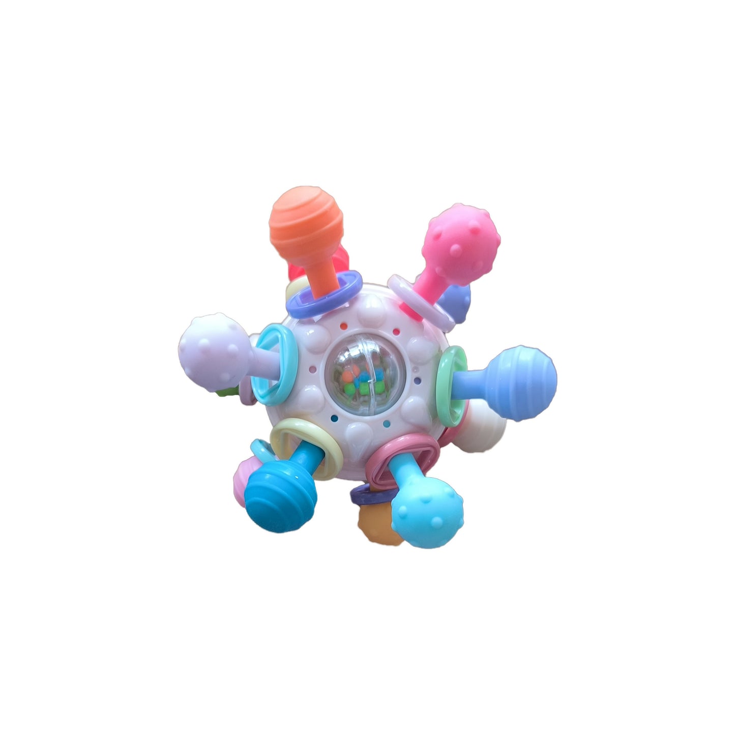 Baby Montessori Toy Baby Teething Teether Toys 6 To 12 Months: Teether Toys For Baby 6-12 Months | Baby Toys 0 To 6 Months Baby Teething Ball Toy 0-3 Month Rattle Infant Toys For 0-3-6-12 Months Baby