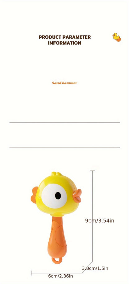 Early Learning Baby Rattle & Sand Hammer Set - Soft Pp Material, Ideal For Newborns 0-3 Years - Perfect For Grip Training & Soothing Soft Rattles For Baby Soft Plush Rattle For Baby