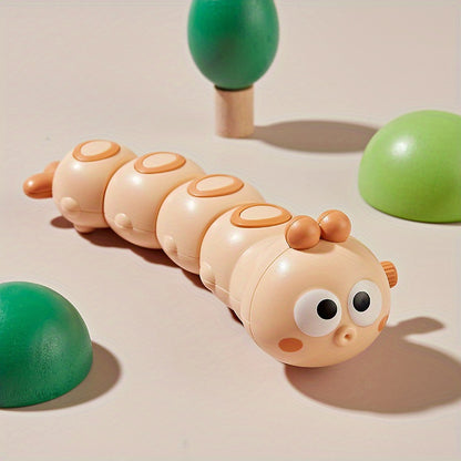Adorable Wind-Up Toys for Babies & Toddlers - Chain Swing Caterpillar, Puzzles & More! Christmas、Halloween、Thanksgiving Gift