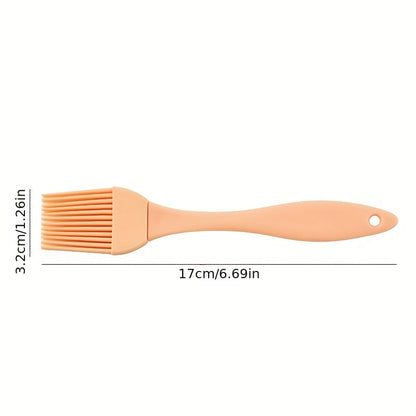 1pc Silicone Oil Brush Household Seasoning Brush Split Type Oil Brush Kitchen Food Oil Brush Barbecue Brush