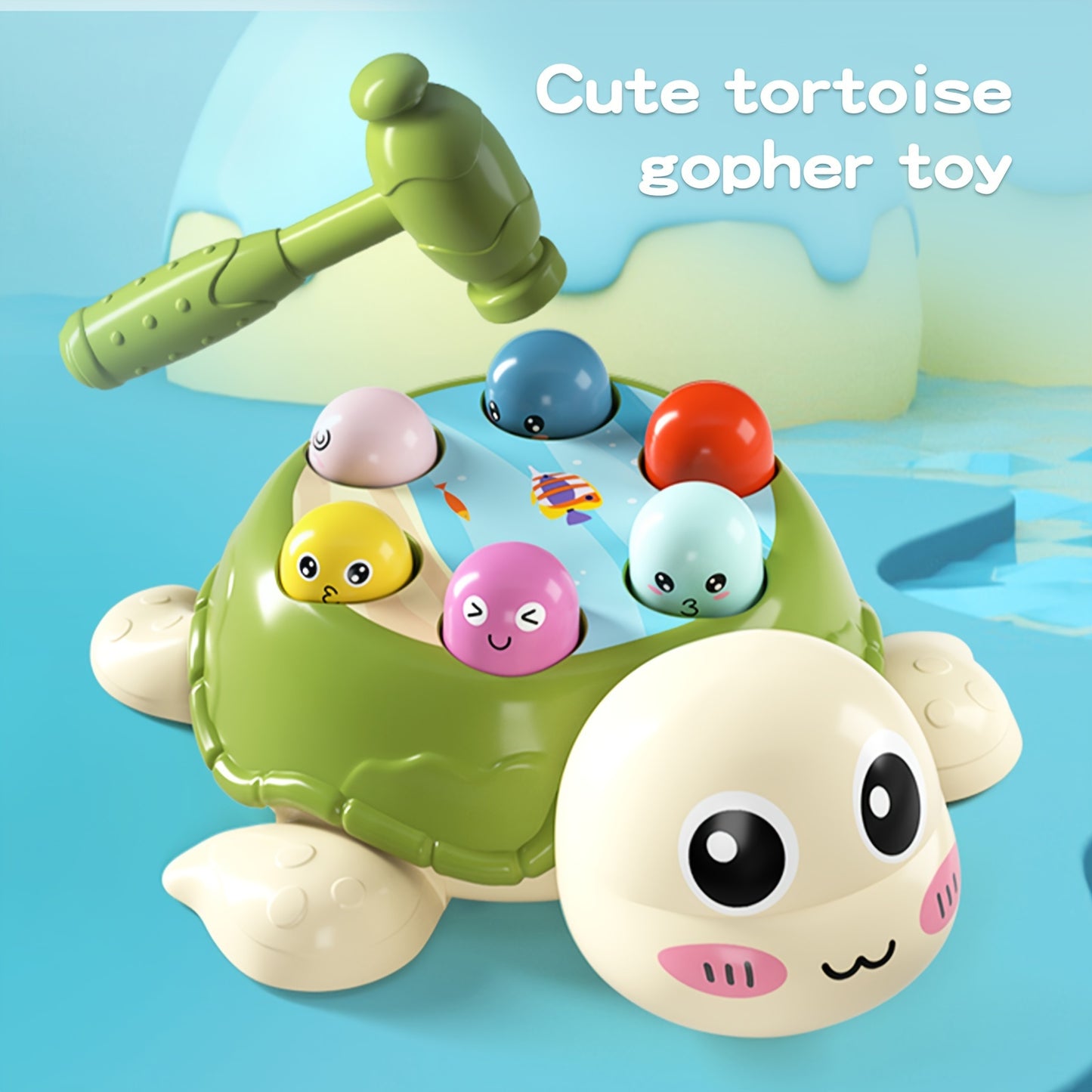 Hammering And Pounding Toy, Toys For Boys And Girls, Baby Interactive Toys Toddler Activities Games With 2 Hammers, Learning, Active, Early Educational Toy, Toddlers Halloween Christmas Gifts