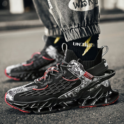 Men'S Casual Sports Shoes, Luxurious Tennis Trainers, Breathable Fashion Loafers, And Lightweight Running Shoes with Shock-Absorbing Features.