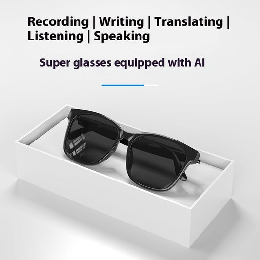 Intelligent AI Translation Wireless Bluetooth Glasses Headset Language Real-time Interpretation