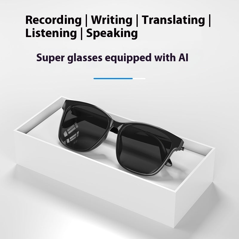 Intelligent AI Translation Wireless Bluetooth Glasses Headset Language Real-time Interpretation