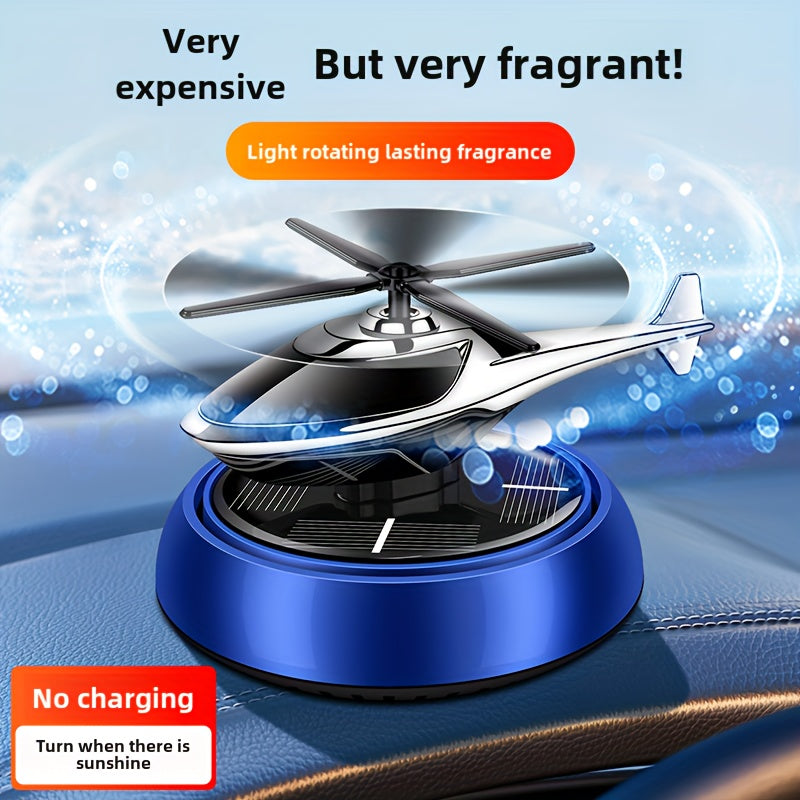 Car Perfume Diffuser Solar Aromatherapy Dashboard Helicopter Decoration Air Freshener Deodorant Car Accessories Gift