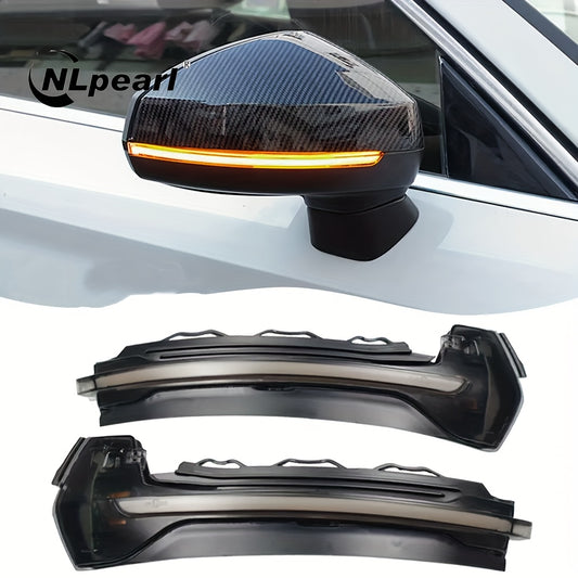 2pcs LED Dynamic Turn Signal Lights for Audi A3 8V S3 RS3 2013-2017 - Side Mirror Indicator Sequential Flashing Lights, 3000+ Lumens, 12-24V, Hardwired, No Battery Needed, Easy Installation, Vehicle Safety Accessories, Sleek