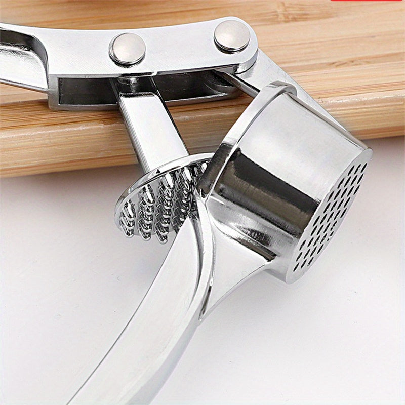 1 Piece Stainless Steel Garlic Press Manually Crusher Handheld Ginger Kitchen Tools