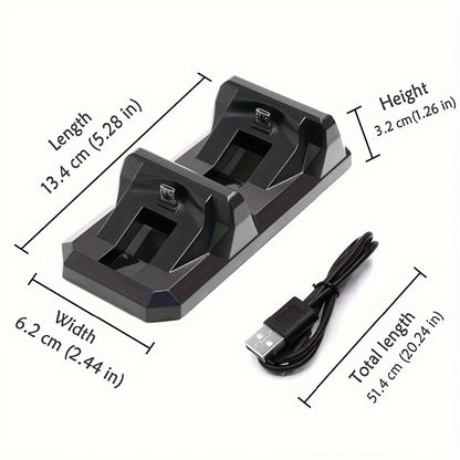 Dual Charger Dock For Controller Charging, Stand Holder For Wireless Gamepad Controle, Gaming Accessories, gaming gift