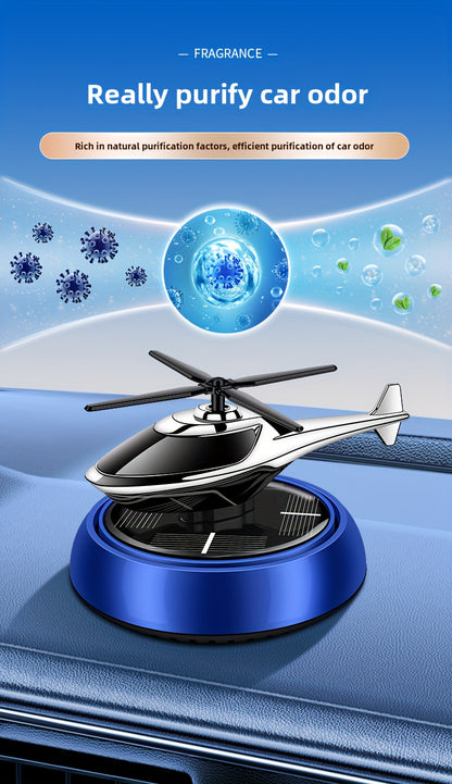 Car Perfume Diffuser Solar Aromatherapy Dashboard Helicopter Decoration Air Freshener Deodorant Car Accessories Gift