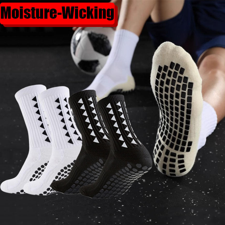 2/5/10 Pairs of Non-Slip Grip Socks for Men And Women, Suitable for Sports Like Football, Basketball, Baseball, Rugby, Soccer, Cycling, Running, Hiking, Tennis, And Skateboarding. These Professional Athletic Socks Feature a B