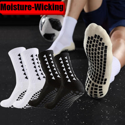 2/5/10 Pairs of Non-Slip Grip Socks for Men And Women, Suitable for Sports Like Football, Basketball, Baseball, Rugby, Soccer, Cycling, Running, Hiking, Tennis, And Skateboarding. These Professional Athletic Socks Feature a B