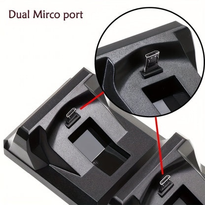 Dual Charger Dock For Controller Charging, Stand Holder For Wireless Gamepad Controle, Gaming Accessories, gaming gift