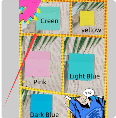 Transparent Post-it Notes Student Notes Sticky Notes Stickers Detachable Notes Sticky Notes