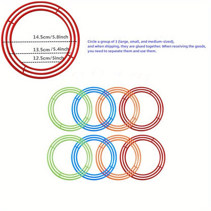 1 Tower 18 Laps/1 Tower 12 Laps Set Children's Loop Toys Folding Music Loop Kindergarten Throw Loop Game Props Family Parent-child