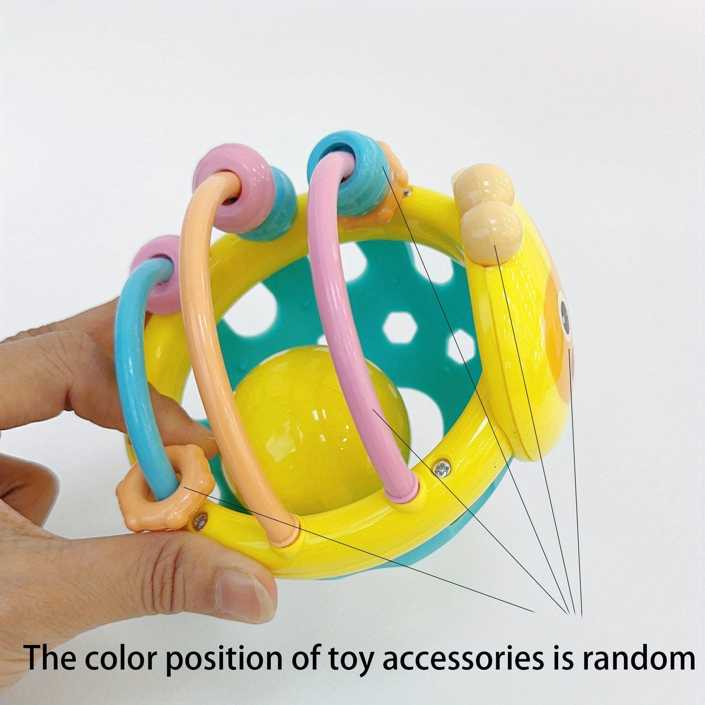 Baby Toys, Newborn Toys, Rattles, Grasping, Gnawing Toys, Hand Grasping Balls