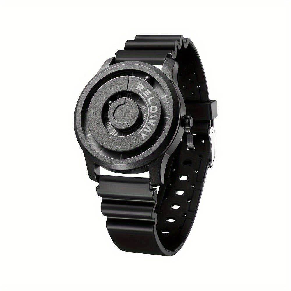 RELOWAY Men's Watch Magnetic Bead Letter Sports Watch